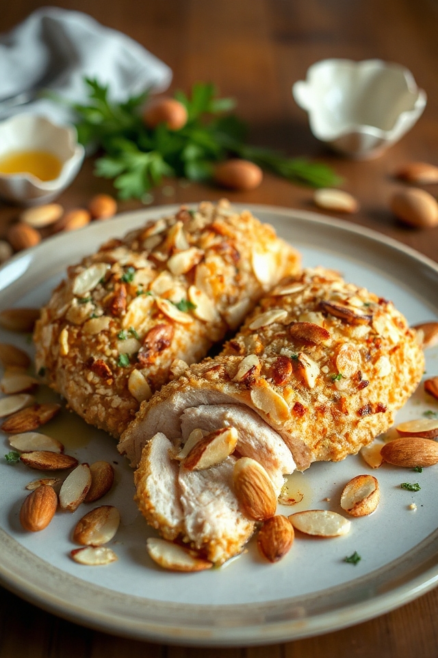 almond crusted chicken recipe