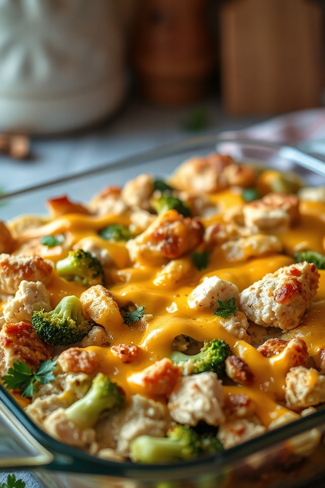 cheesy chicken and broccoli