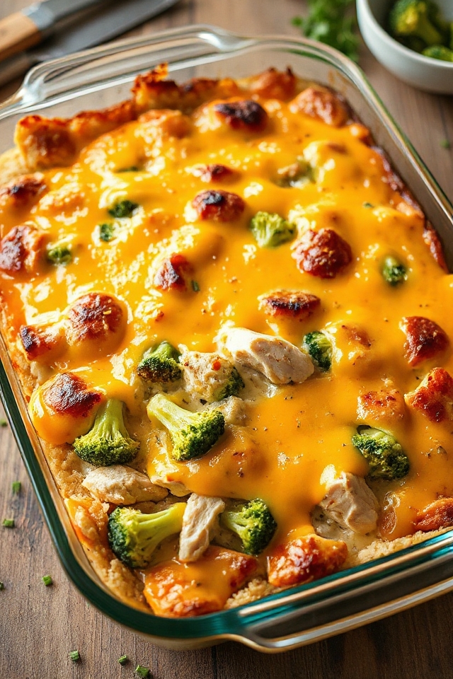 cheesy chicken broccoli stuffing