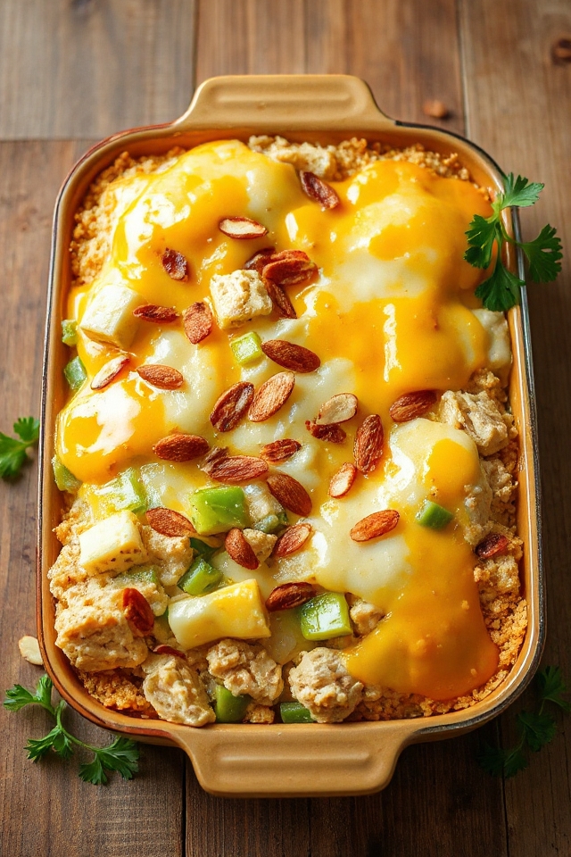 cheesy chicken pasta bake