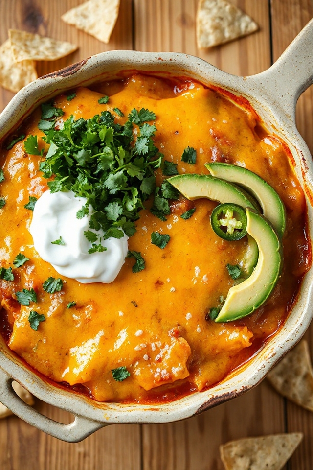 cheesy mexican chicken casserole