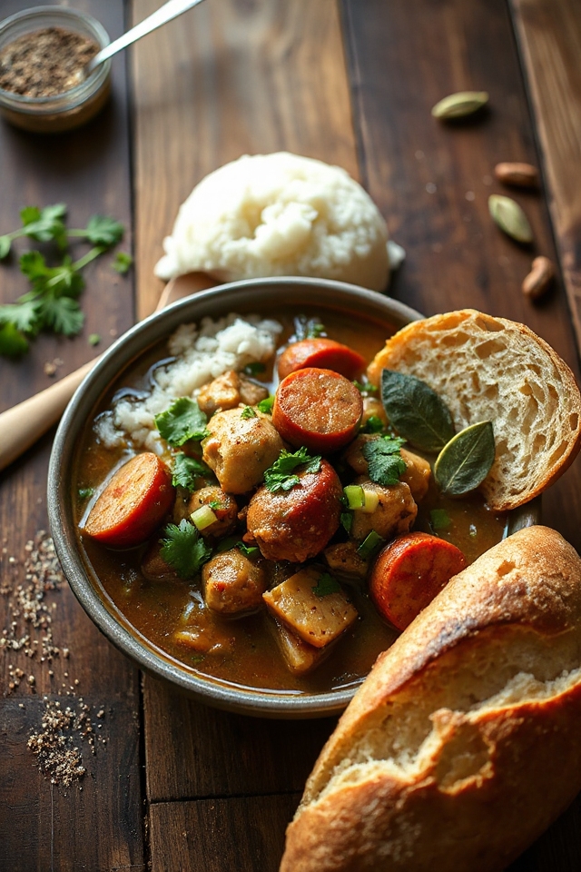 chicken and sausage stew