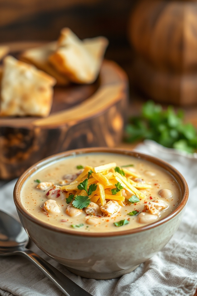 creamy white chicken chili