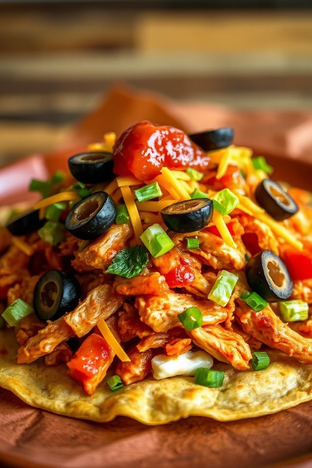 crispy chicken tostadas recipe