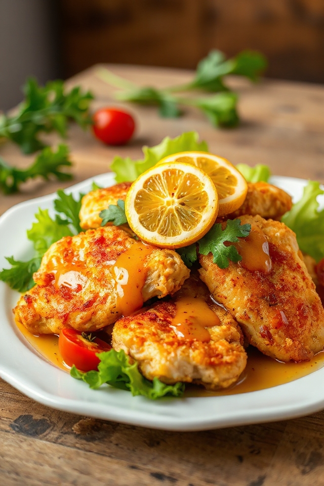 crispy lemon chicken recipe