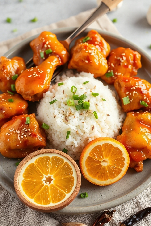 crispy orange chicken recipe