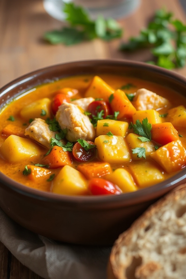 delicious spanish chicken stew