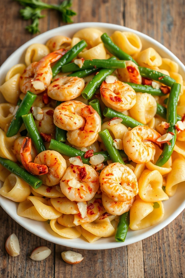 garlic shrimp chicken pasta