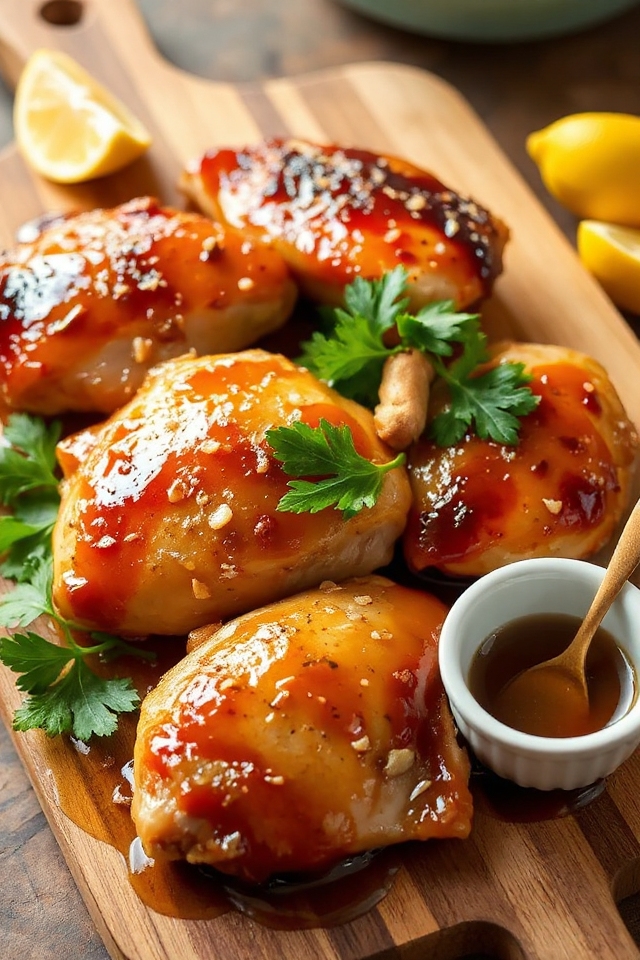 maple glazed chicken preparation instructions