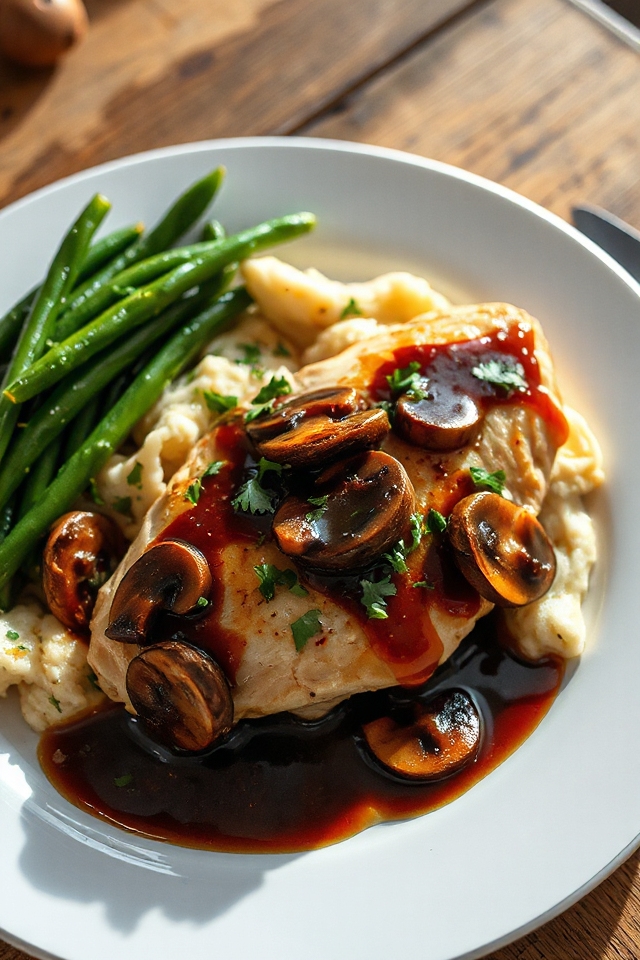 mushroom chicken in marsala