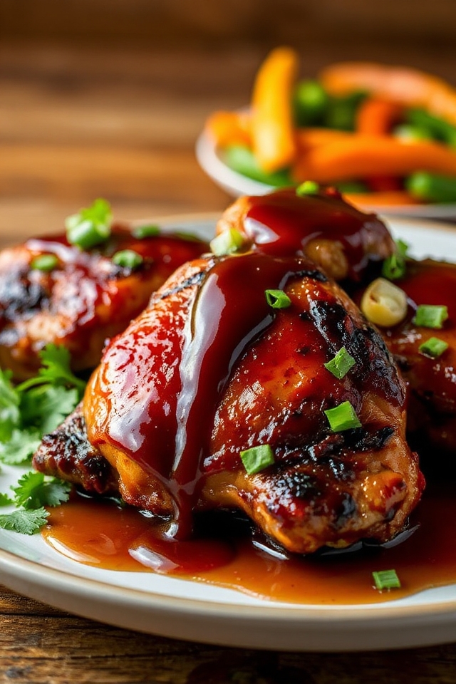 sake teriyaki chicken thighs
