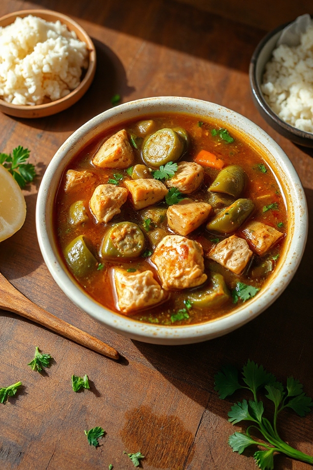 savory chicken vegetable stew