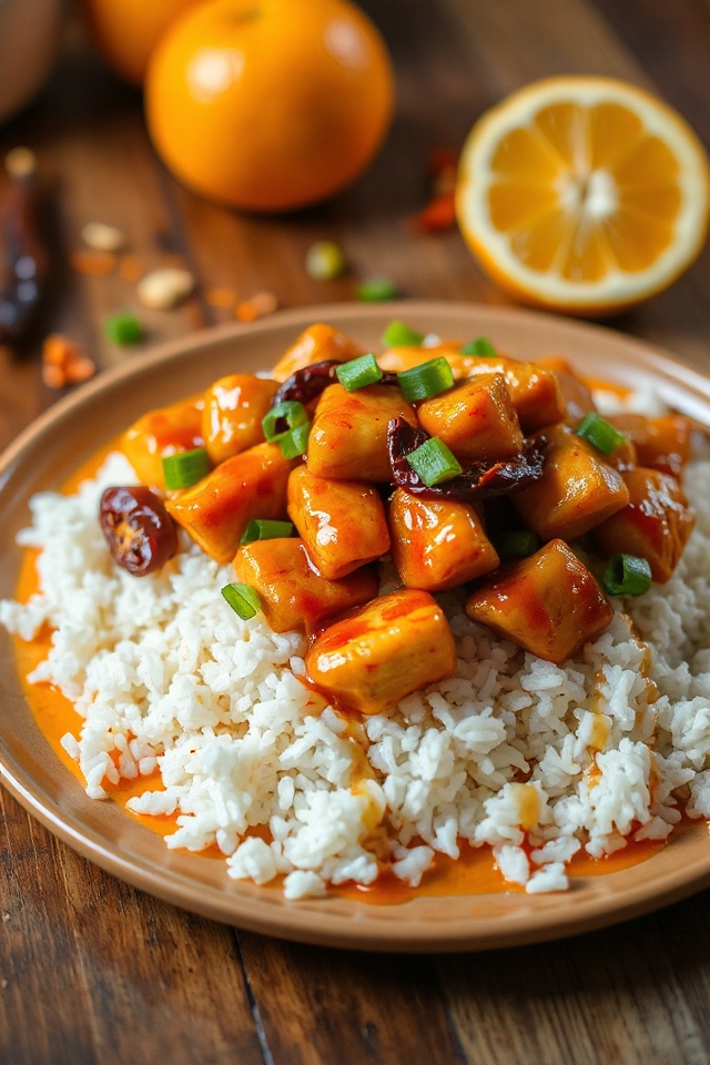 spicy orange chicken recipe