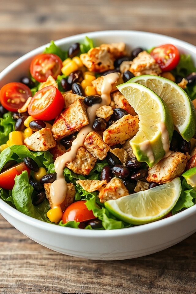 spicy southwest chicken salad