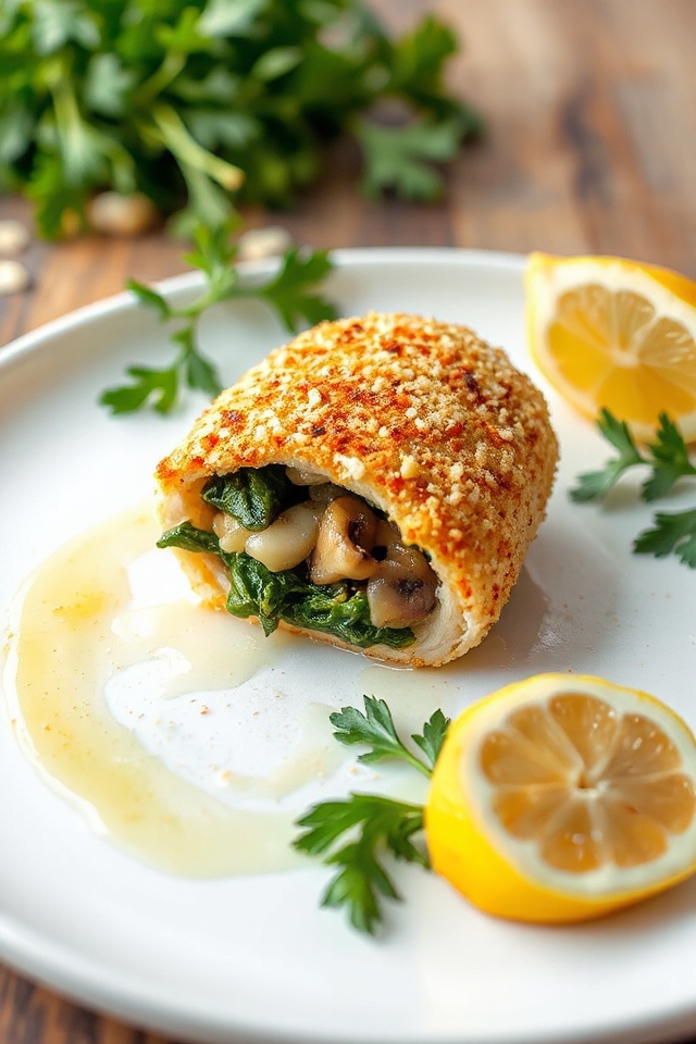 spinach stuffed chicken recipe