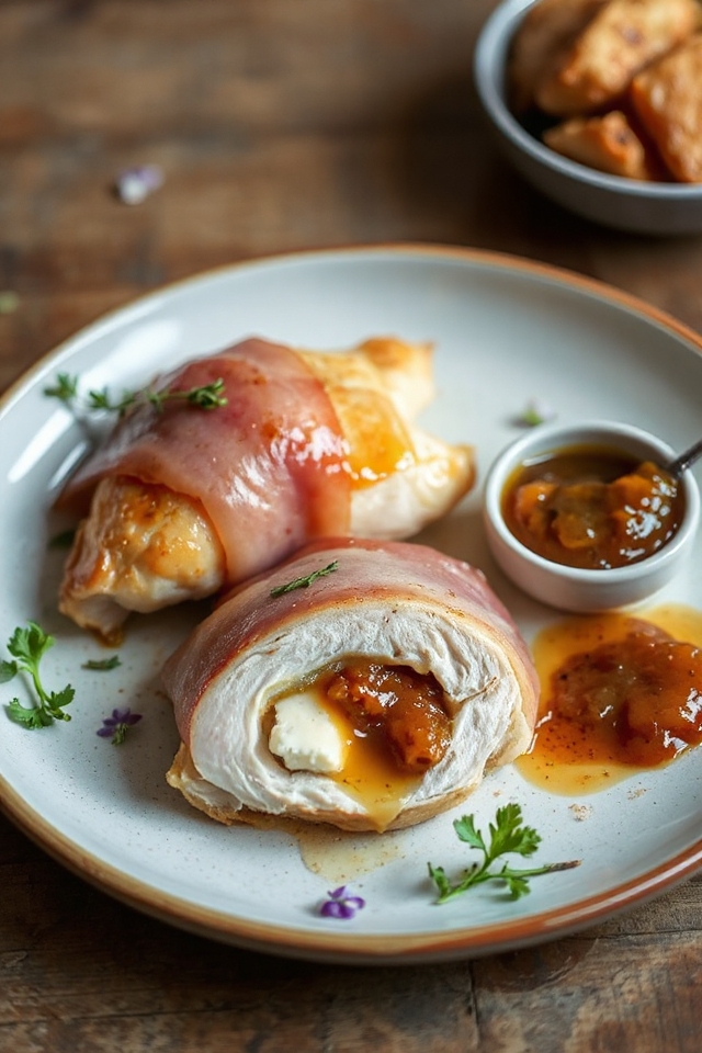 stuffed chicken with goat cheese