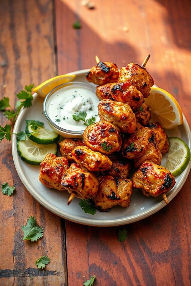 tandoori chicken skewer recipe