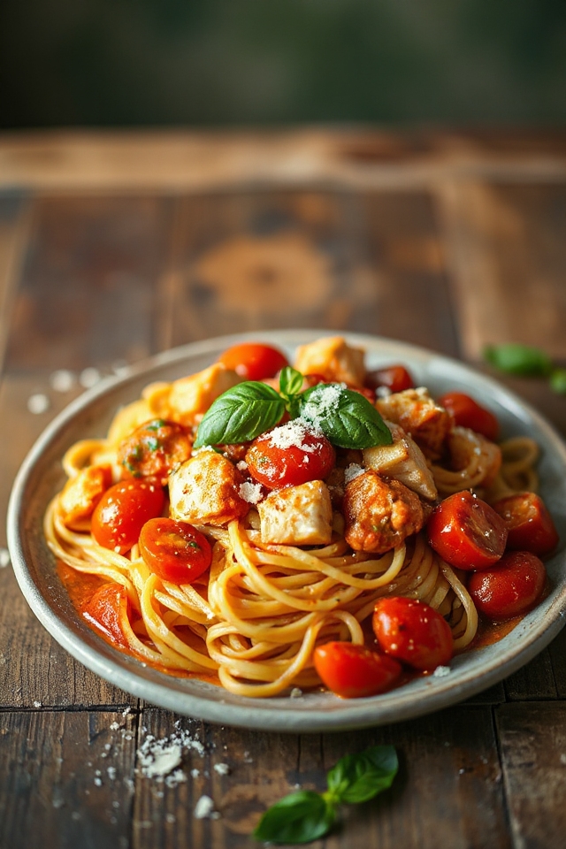 tomato basil chicken recipe